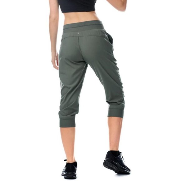Kyodan Olive Green Elastic Waist Slouchy Dri Fit Jogger Traveller Pants Sz XS - Picture 9 of 9